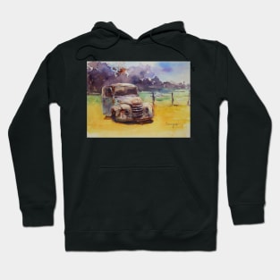 Broken Car at Hils End Hoodie